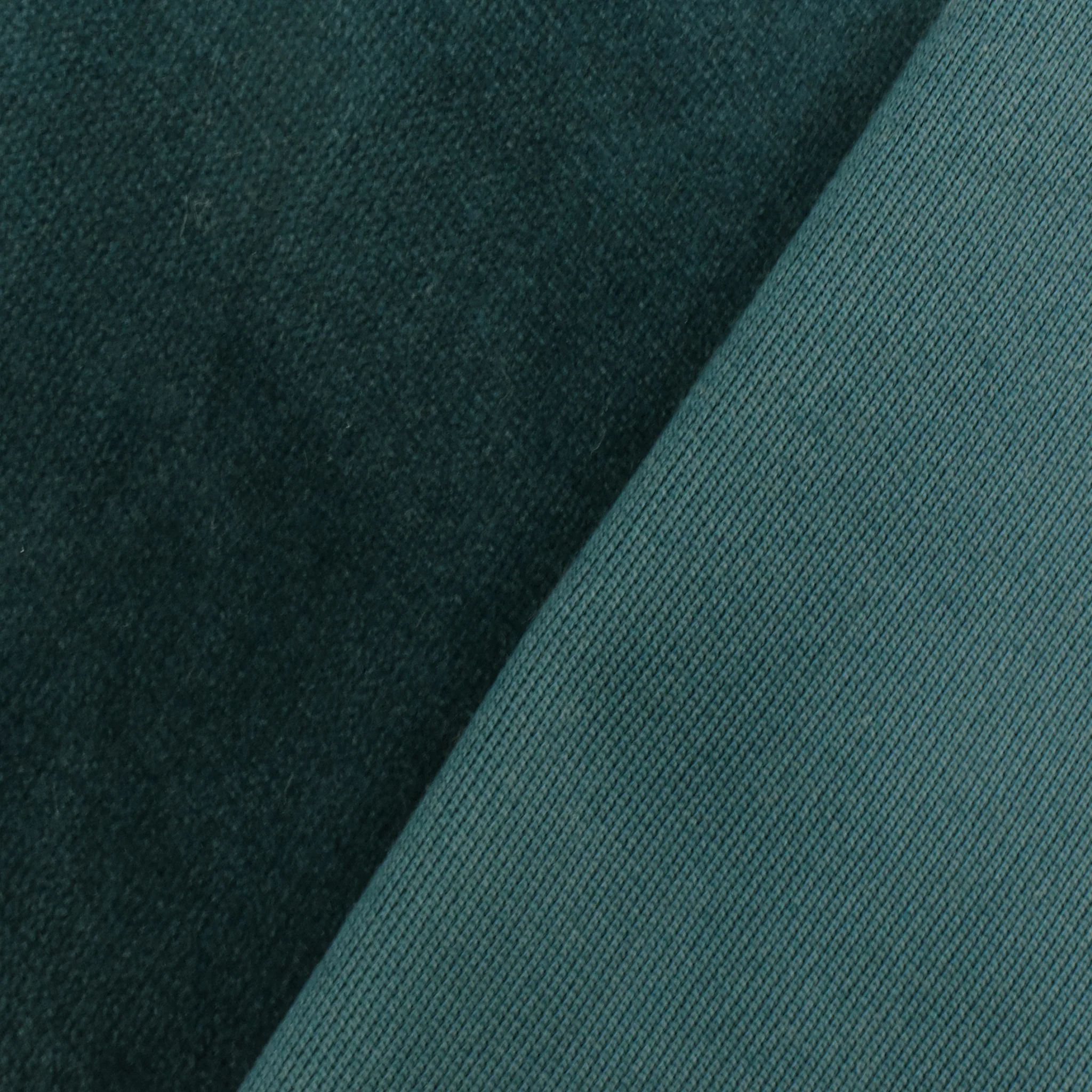 Deep Jasmine Teal Velvet Woven Decorating Fabric