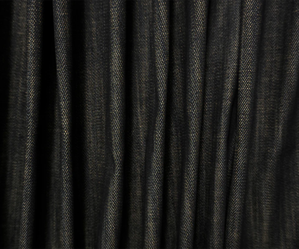 Deep Navy 11 oz. Famous Denim Co. Cotton Stretch Twill Fabric - Image 2