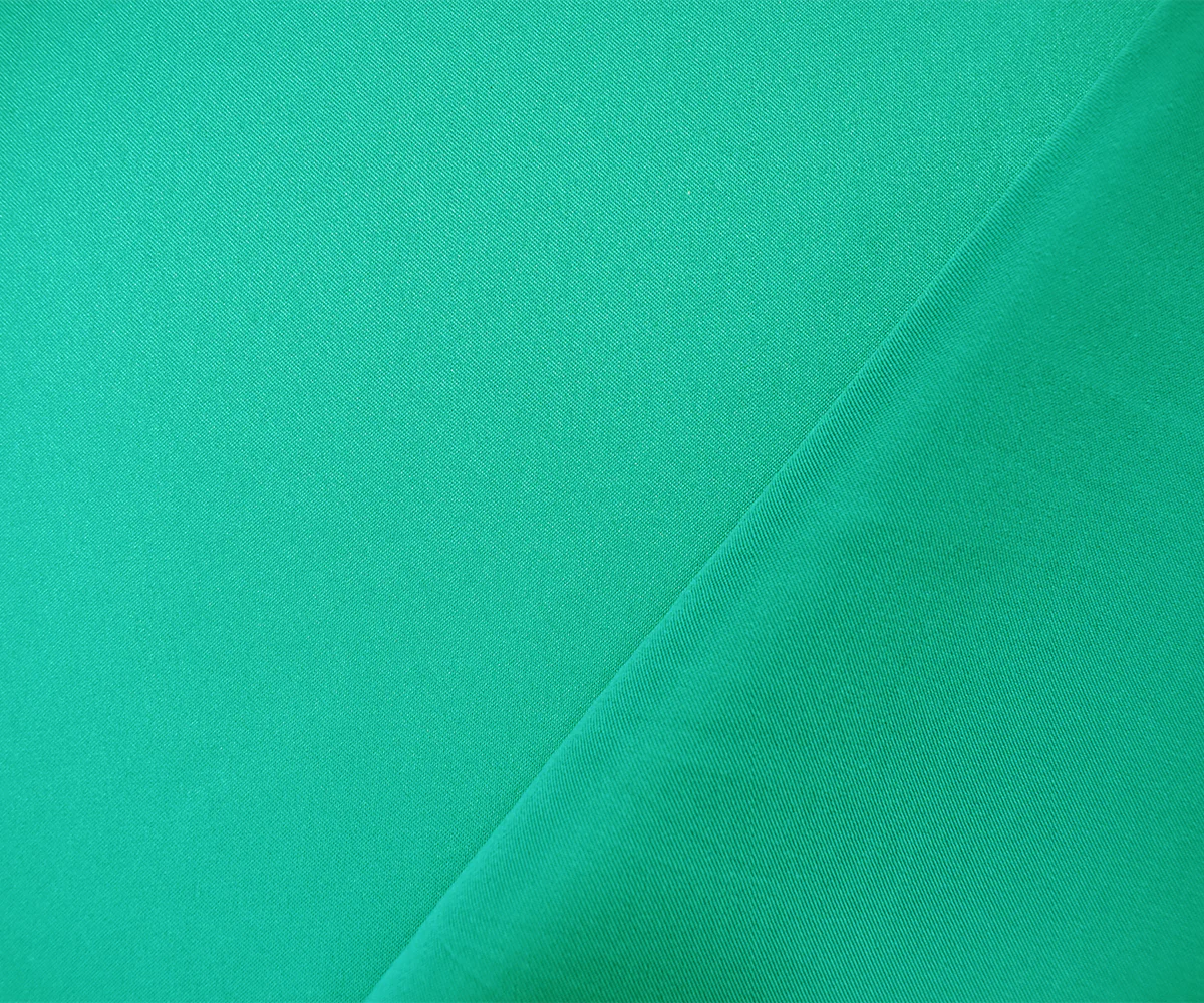 Deep Teal Poly Stretch Spandex Lamour Solid Satin Woven Fabric - Image 2