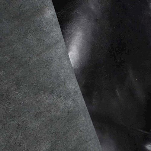 Deepest Brown Glossy Leather Hide - Image 2
