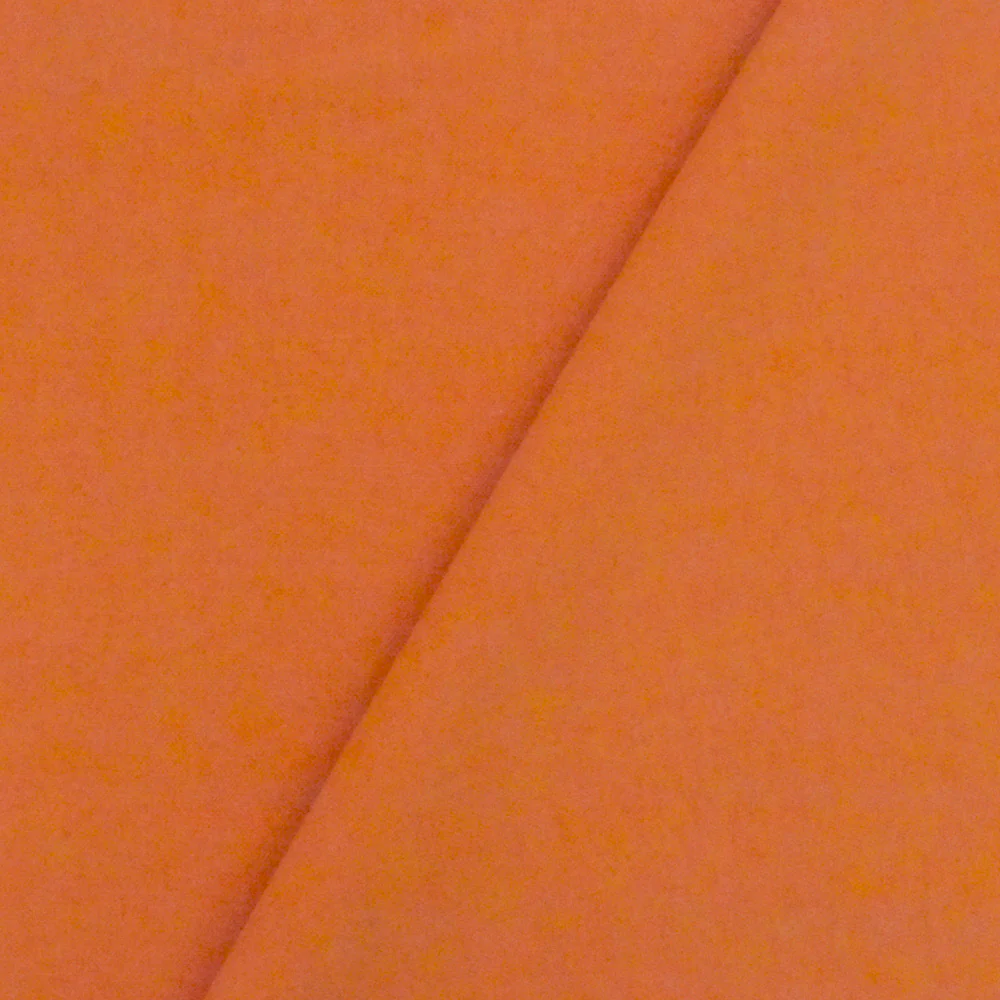 Dusty Orange Solid Stretch Polyester Woven Shirting Fabric - Image 4