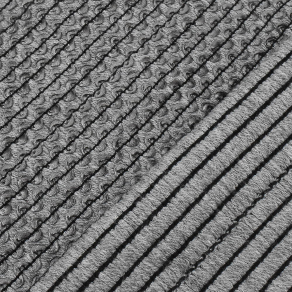 Galaxy Gray-Black-Gray 3D Wave Acrylic Poly Woven Jacketing Fabric - Image 4