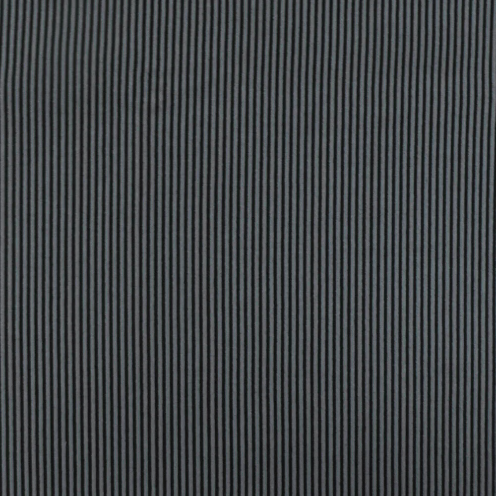 Gray-Black Famous Maker Stripe Jacquard Stretch Double Knit yoga Fabric