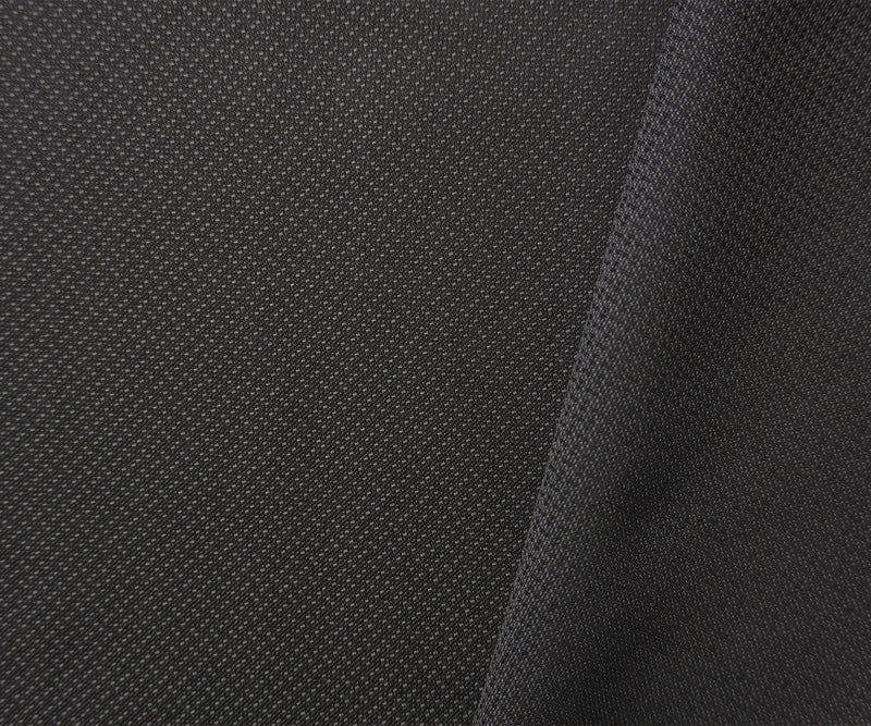 Gray-Black Wool Poly Dobby Woven Shirting Fabric - Image 2