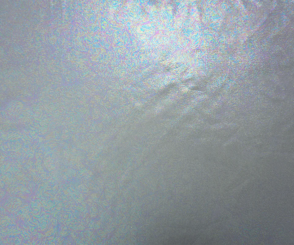 Gray Famous Maker Nylon Spandex Iridescent Moire Double Knit Fabric - Image 3