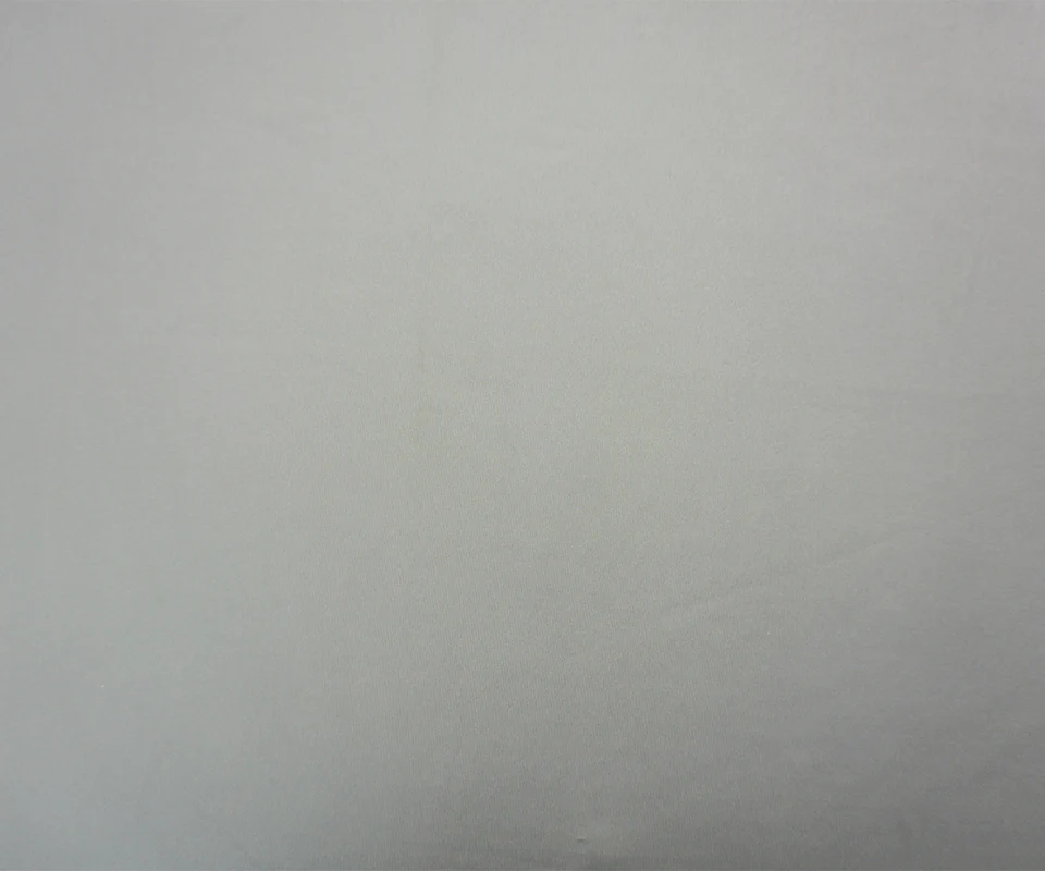 Gray Famous Maker Nylon Spandex Solid Double Knit Fabric - Image 3