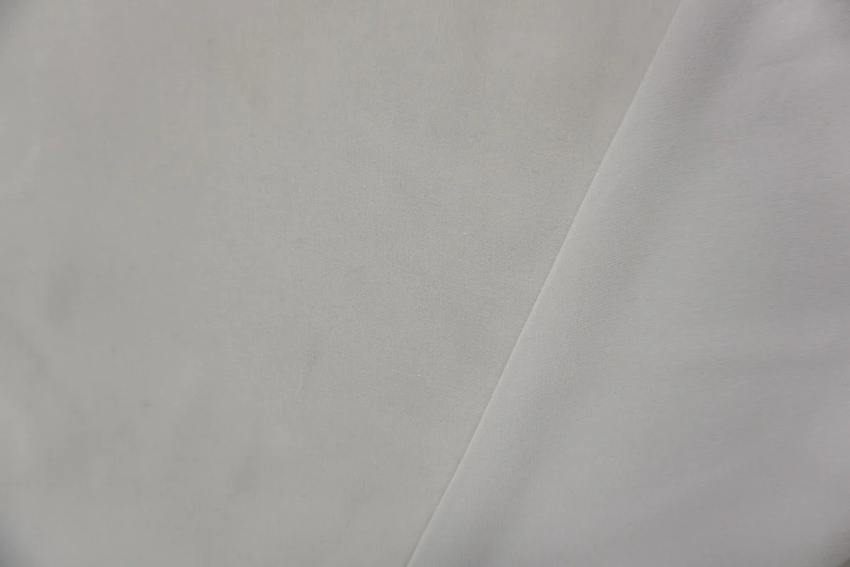 Gray Silk Solid Chiffon Woven Fabric - Image 2