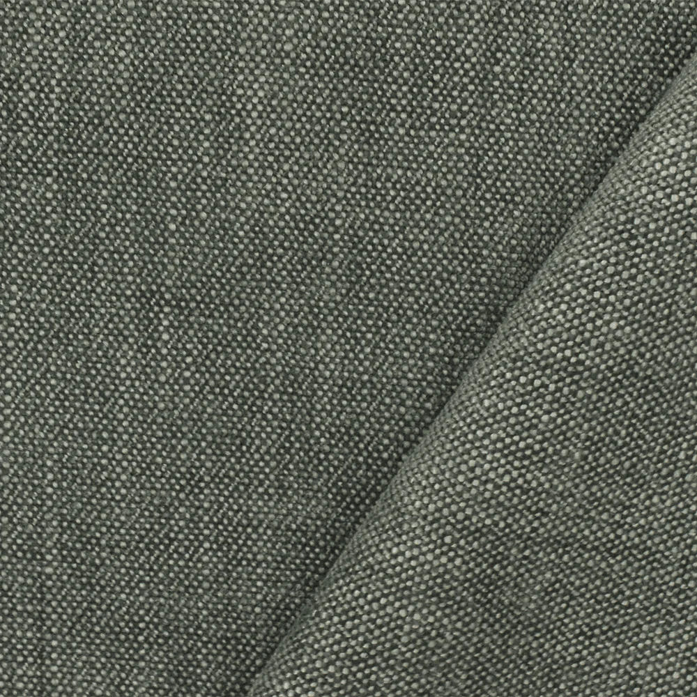Gray-Silver Texture Poly Cotton Chenille Woven Home Decorating Fabric - Image 3