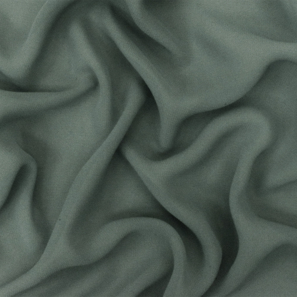 Gray Solid Polyester Chiffon Woven Fabric - Image 2