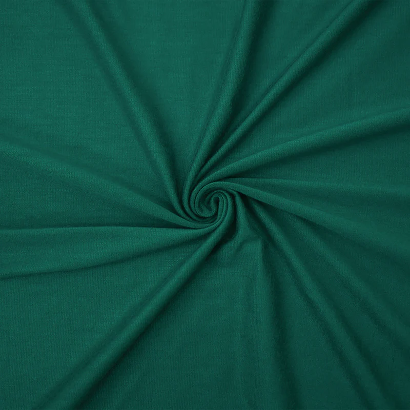 Green Bamboo Solid Stretch Jersey Knit Fabric