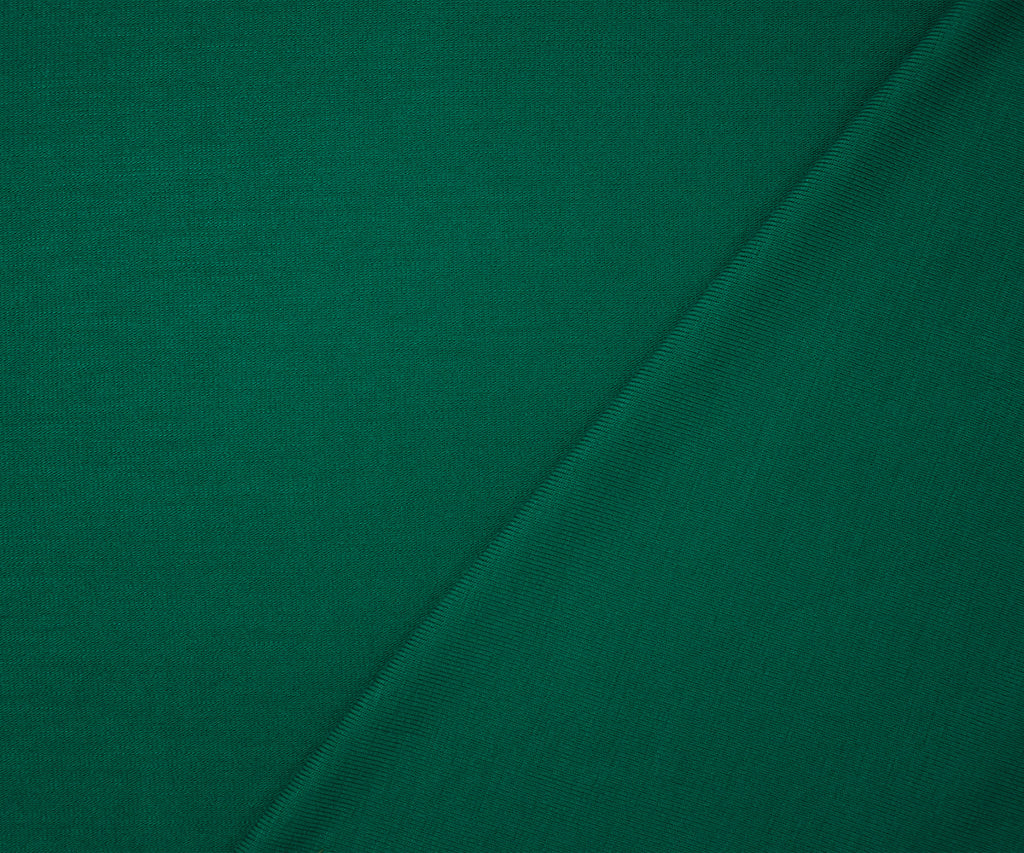 Green Bamboo Solid Stretch Jersey Knit Fabric - Image 2