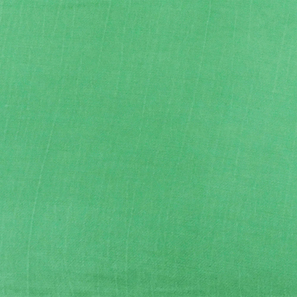 Green Famous Designer Cupro Blend Liquid Twill Fabric - Image 4