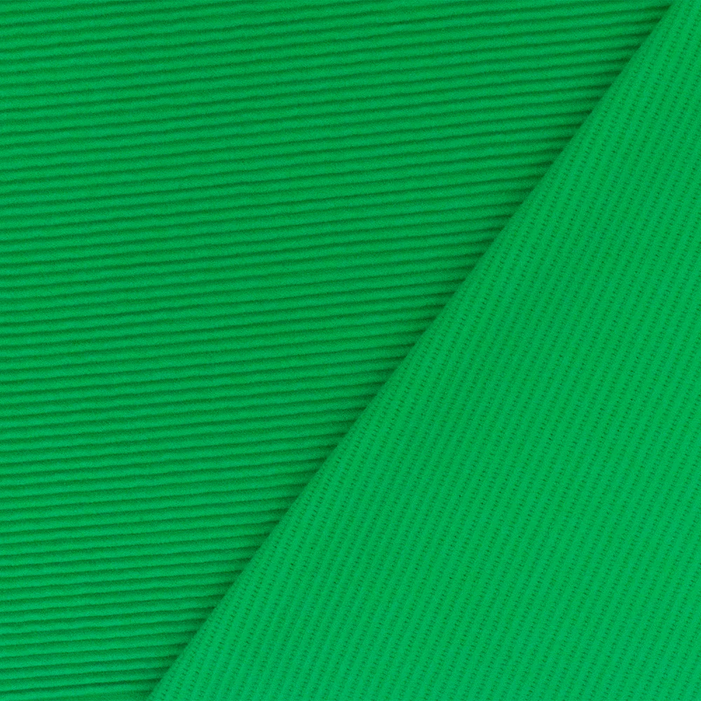 Green Famous Maker 3D Stripe Texture Stretch Spandex Activewear Knit Fabric - Image 2