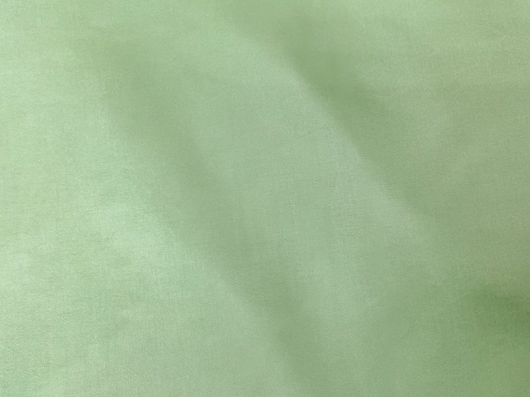 Green Poly China Silk Solid Lining Woven Fabric - Image 3