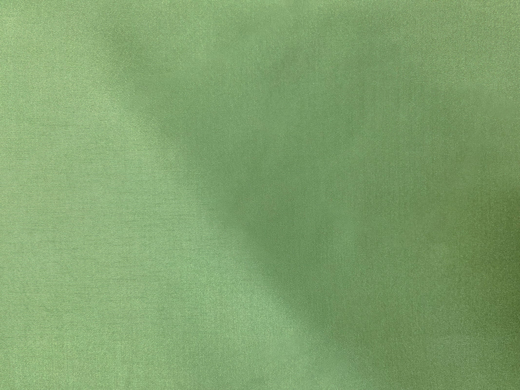 Green Poly China Silk Solid Lining Woven Fabric - Image 3