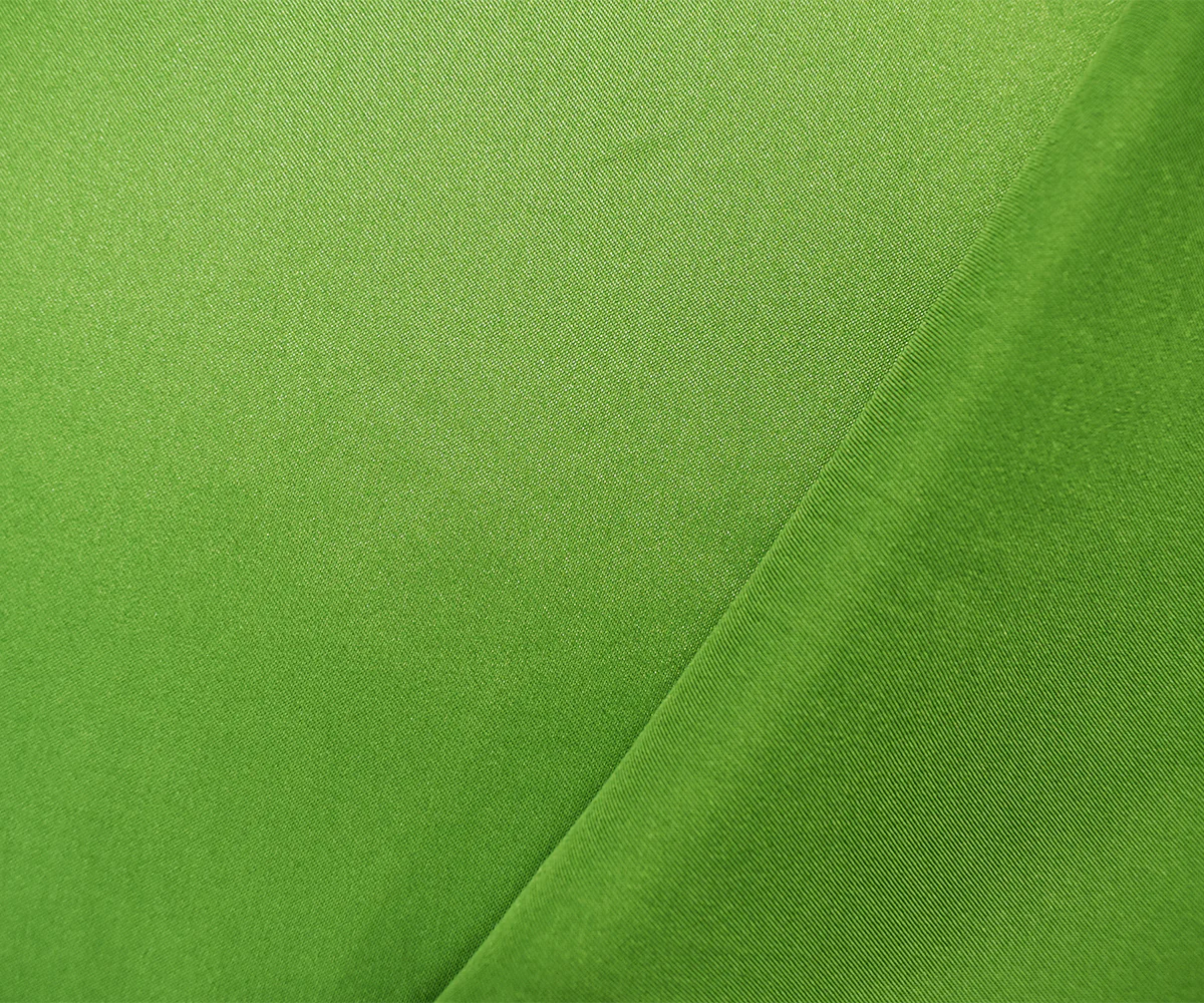 Green Poly Stretch Spandex Lamour Solid Satin Woven Fabric - Image 2