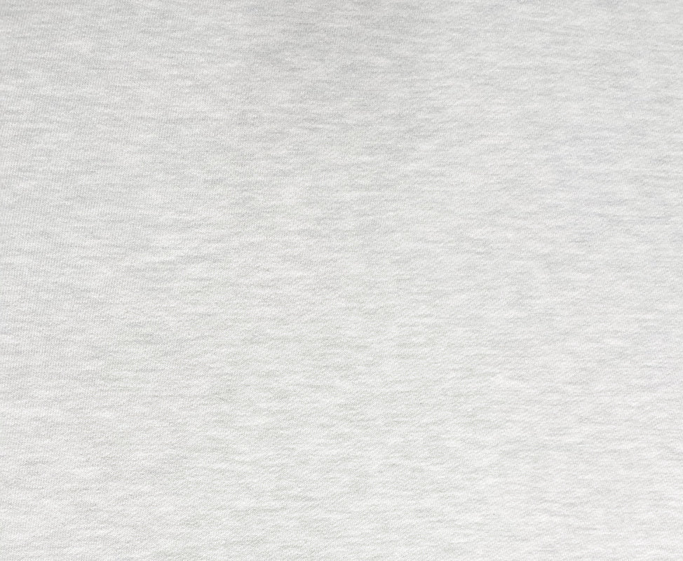 Heather Gray 17 oz. Cotton Heavy Sweatshirt Fleece Knit Fabric - Image 4