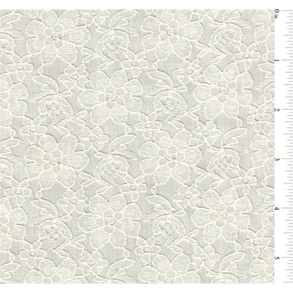 Ivory Lace Fabric - Reorderable