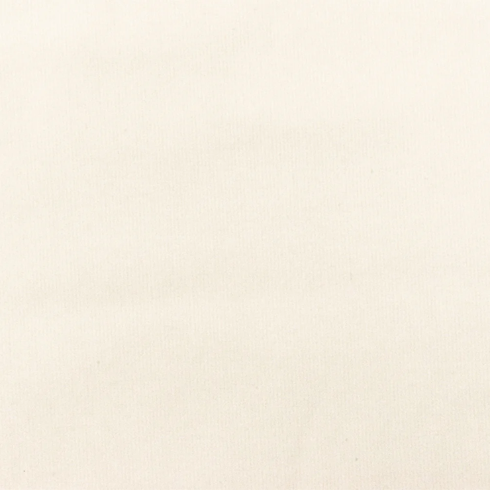 Ivory Solid Stretch Cotton Spandex Featherwale Corduroy Woven Fabric - Image 4