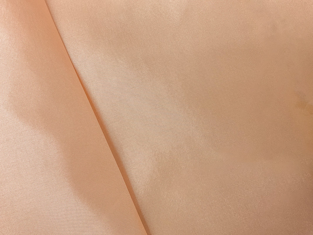 Light Beige Poly China Silk Solid Lining Woven Fabric - Image 2