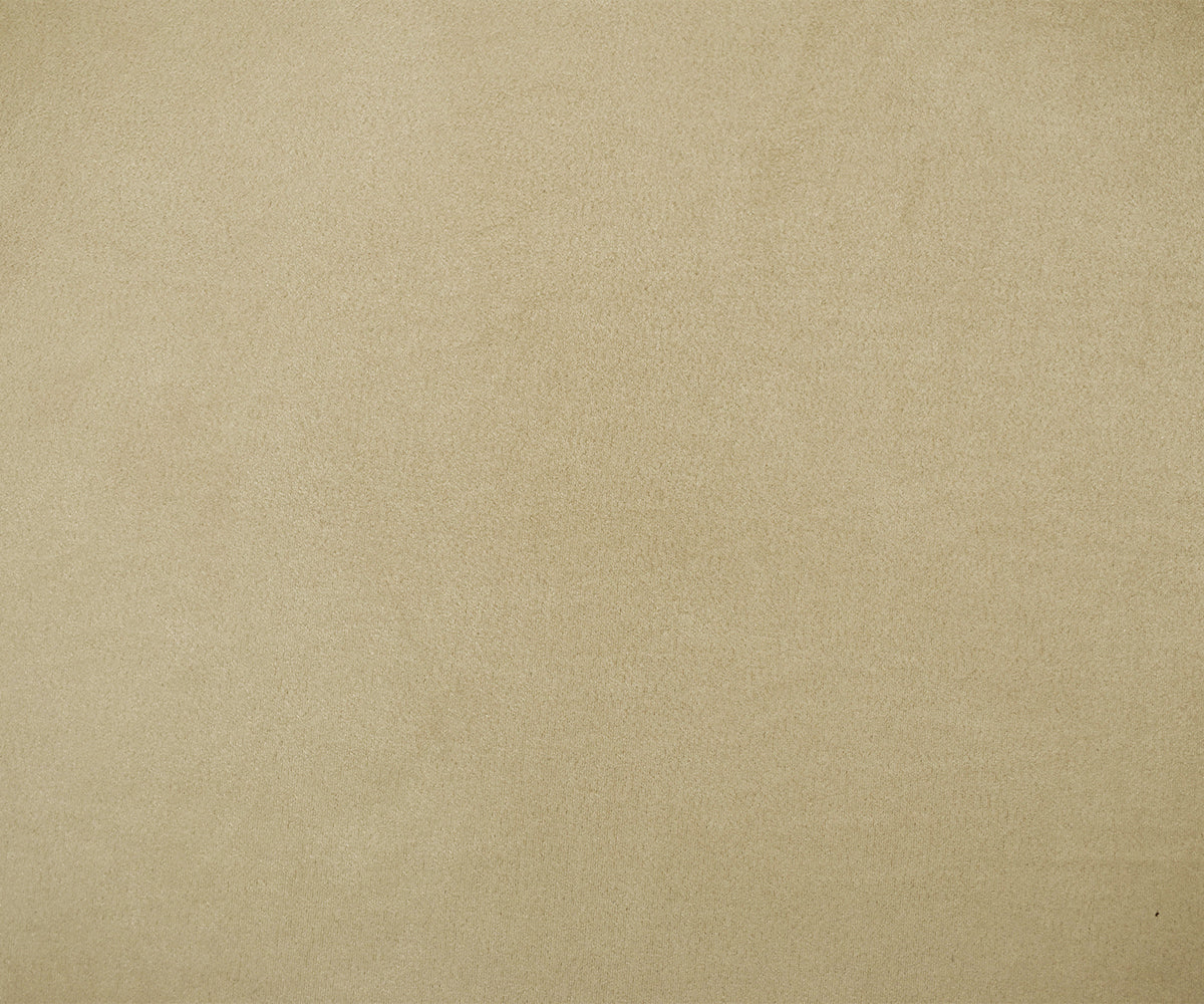 Light Beige Stretch Spandex Solid Microsuede Knit Fabric - Image 3