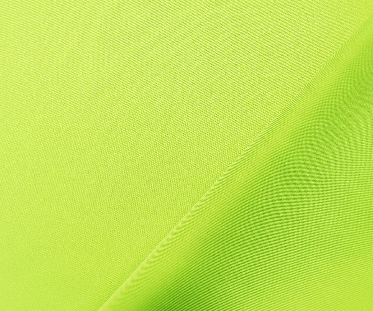 Light Chartreuse Green Poly Stretch Spandex Lamour Solid Satin Woven Fabric - Image 2