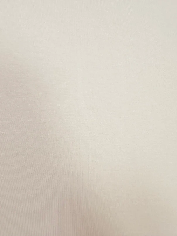 Light Peach Solid Rayon Spandex Jersey Knit Fabric - Image 2