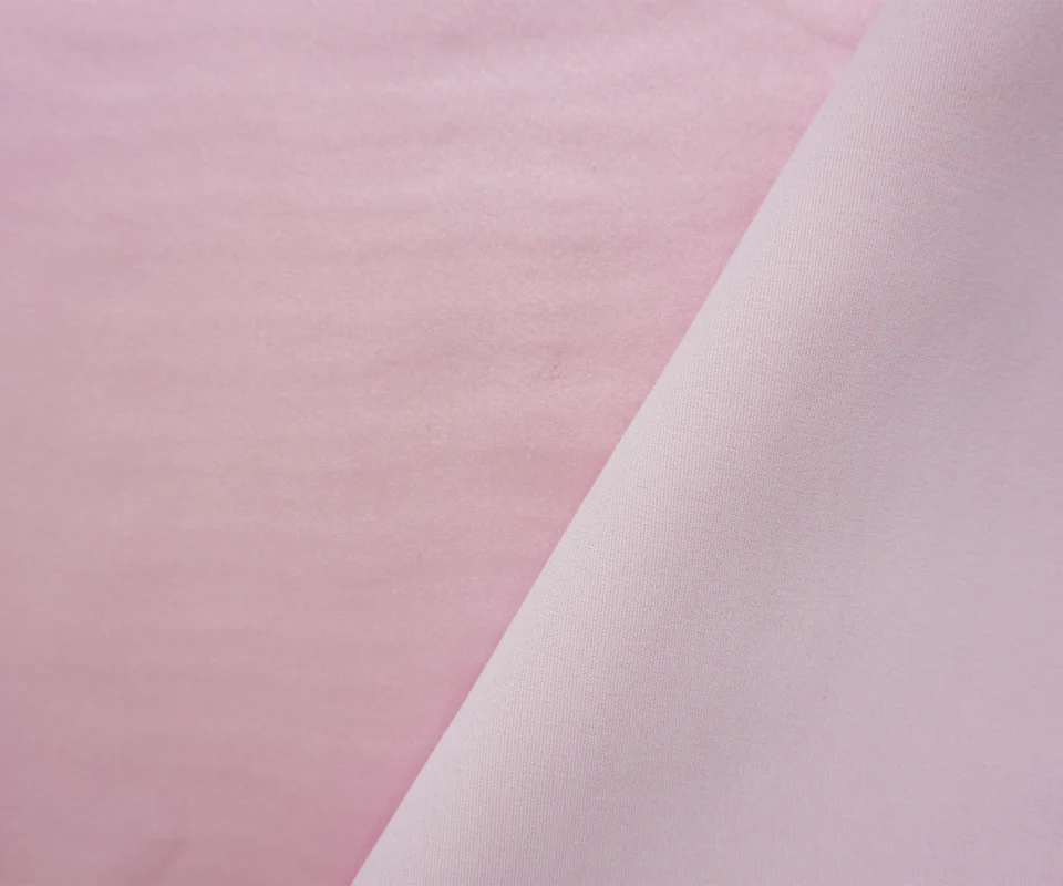 Light Pink Silk Solid Satin Woven Fabric - Image 2