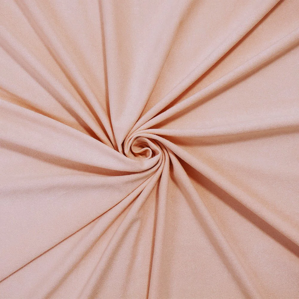 Light Pink Stretch Spandex Solid Microsuede Knit Fabric