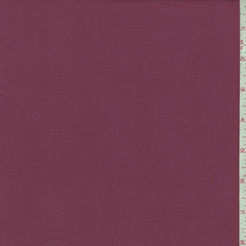 Light Wine Double Brushed Jersey Knit Fabric