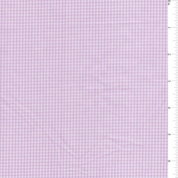 Lilac 1/16 Inch Gingham Fabric - Reorderable