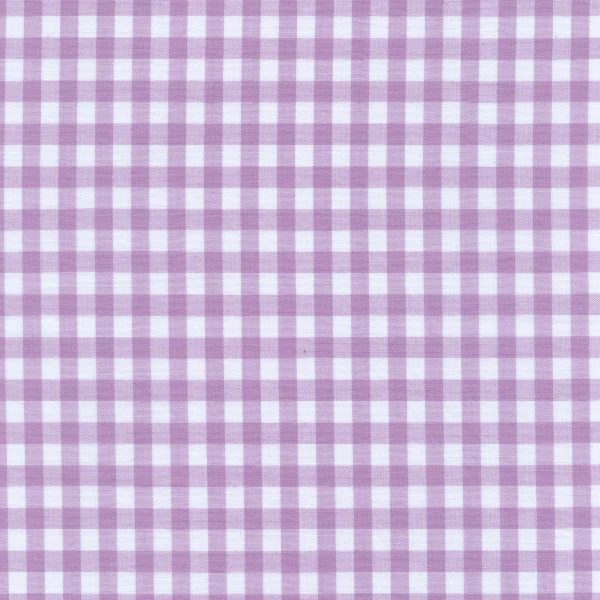 Lilac 1/4 Inch Gingham Fabric - Reorderable