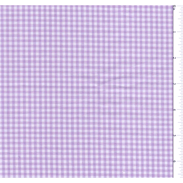 Lilac 1/8 Inch Gingham Fabric - Reorderable