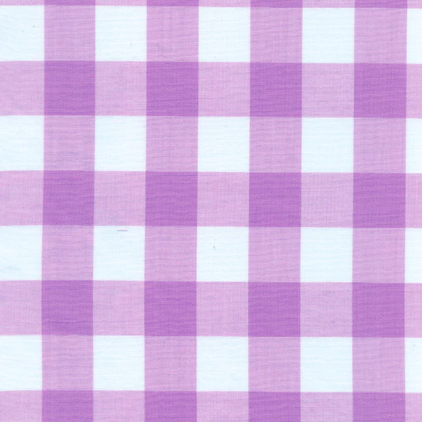 Lilac 1 Inch Gingham Fabric - Reorderable