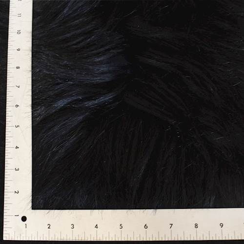 Luscious Black High Pile Hide - Image 2