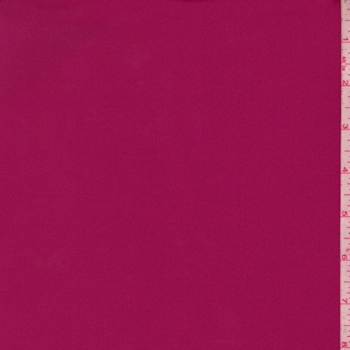 Magenta Satin Scuba Knit Fabric