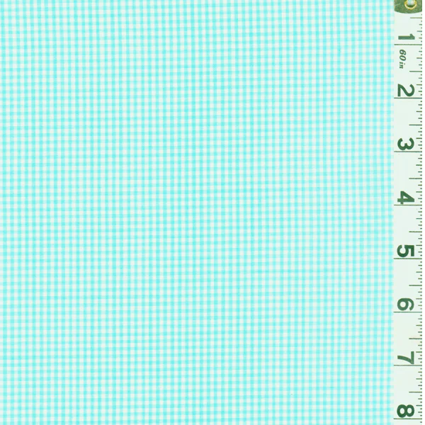 Mint 1/16 Inch Gingham Fabric - Reorderable
