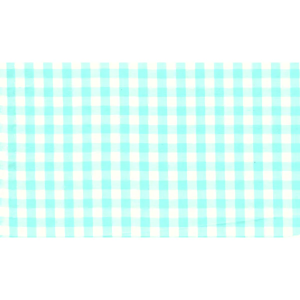 Mint 1/4 Inch Gingham Fabric - Reorderable