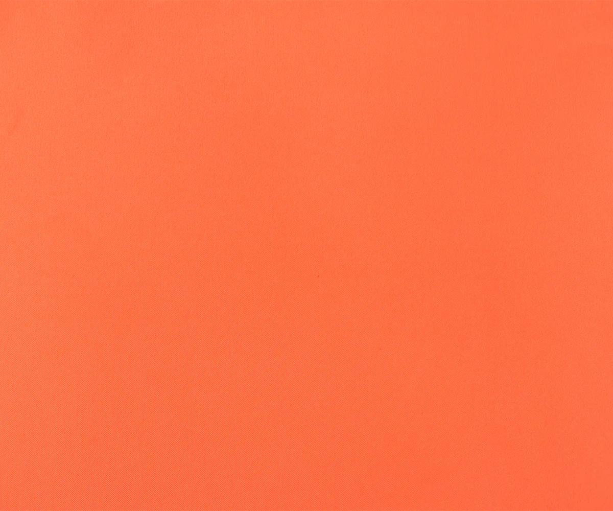 Neon Orange Poly Stretch Spandex Lamour Solid Satin Woven Fabric - Image 4
