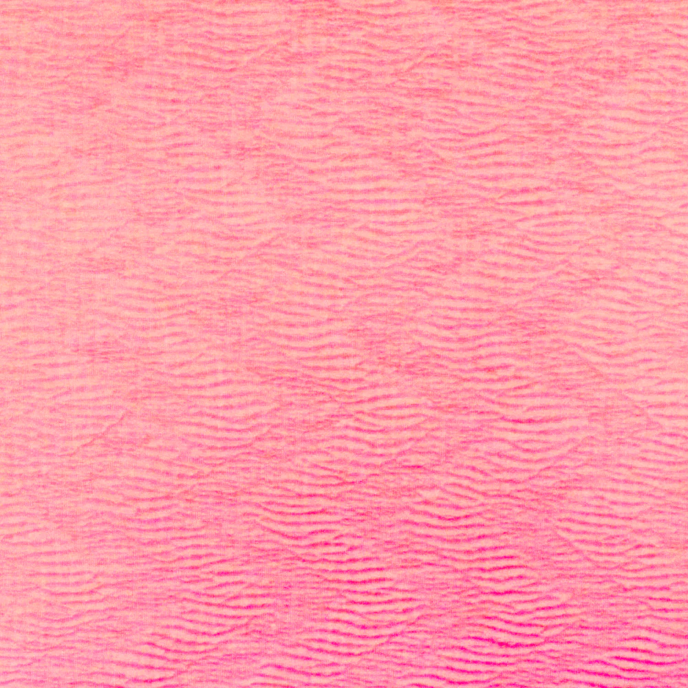 Neon Pink Crinkle Stretch Plisse Polyspan Jersey Knit Fabric - Image 2