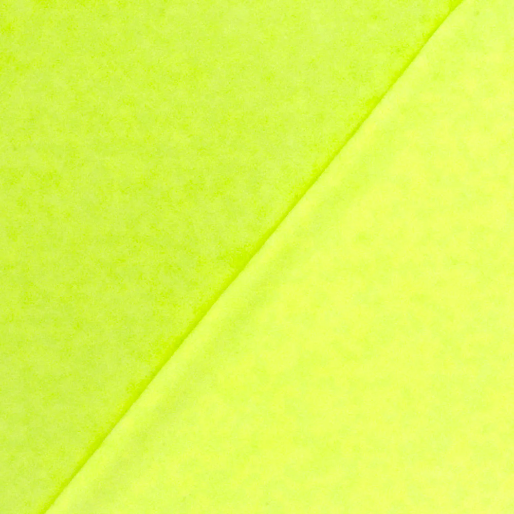 Neon Yellow Activewear Stretch Knit Fabric - Image 4