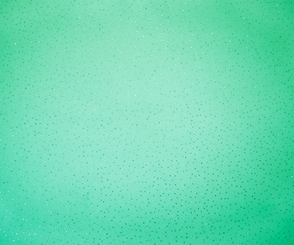 Pastel Teal Polyester Metallic Sparkle Dot Mesh Knit Fabric - Image 3