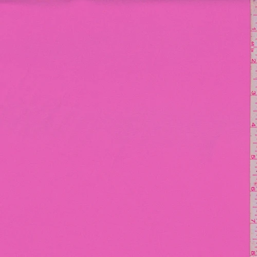 Pink Gloss Stretch Crepe de Chine Fabric