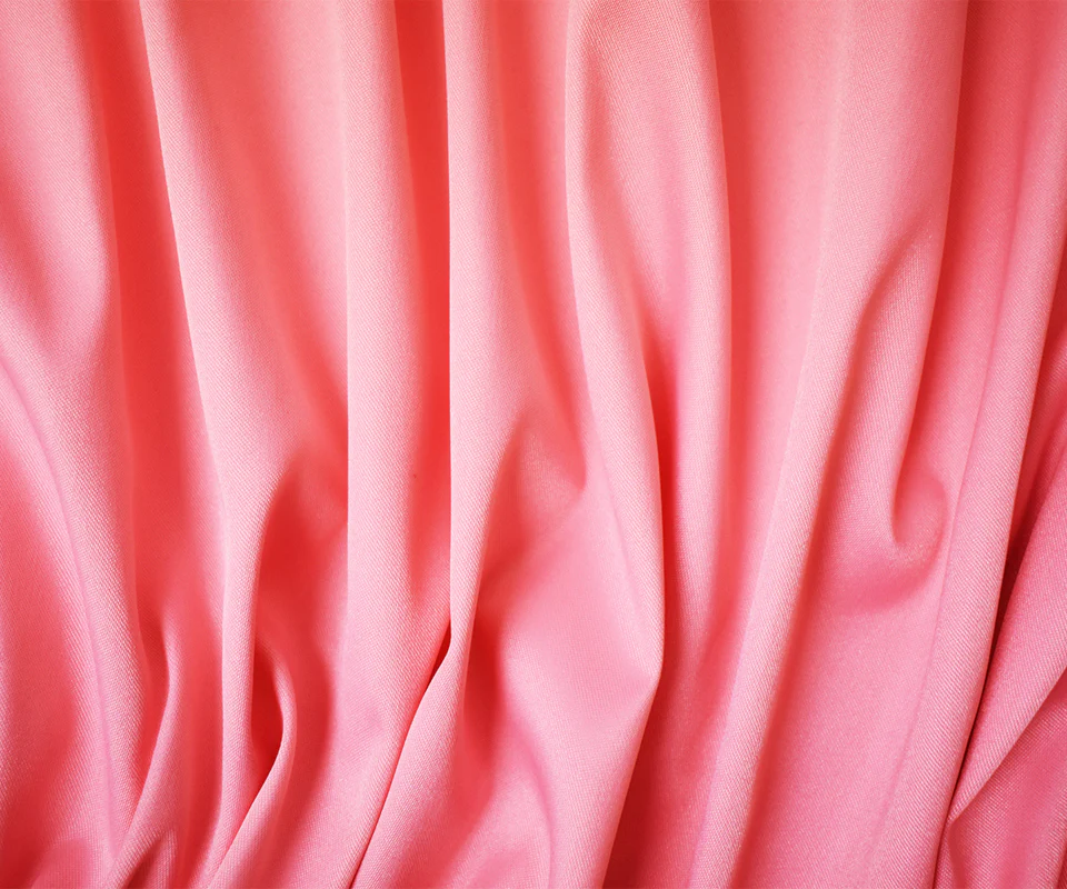 Pink Poly Spandex Stretch Solid Stretch Lamour Woven Fabric - Image 3