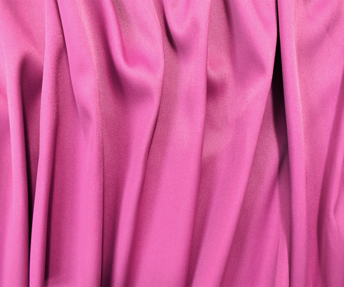 Pink Poly Stretch Spandex Lamour Solid Satin Woven Fabric - Image 3