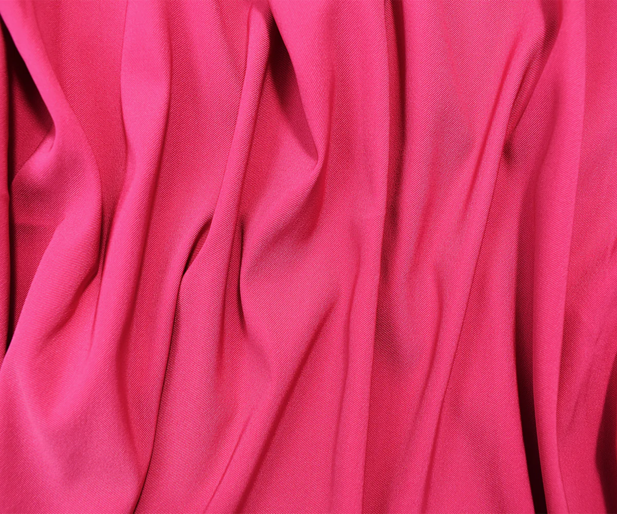 Pink Poly Stretch Spandex Lamour Solid Satin Woven Fabric - Image 3
