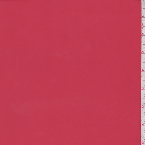 Poppy Red Polyester Suiting Fabric