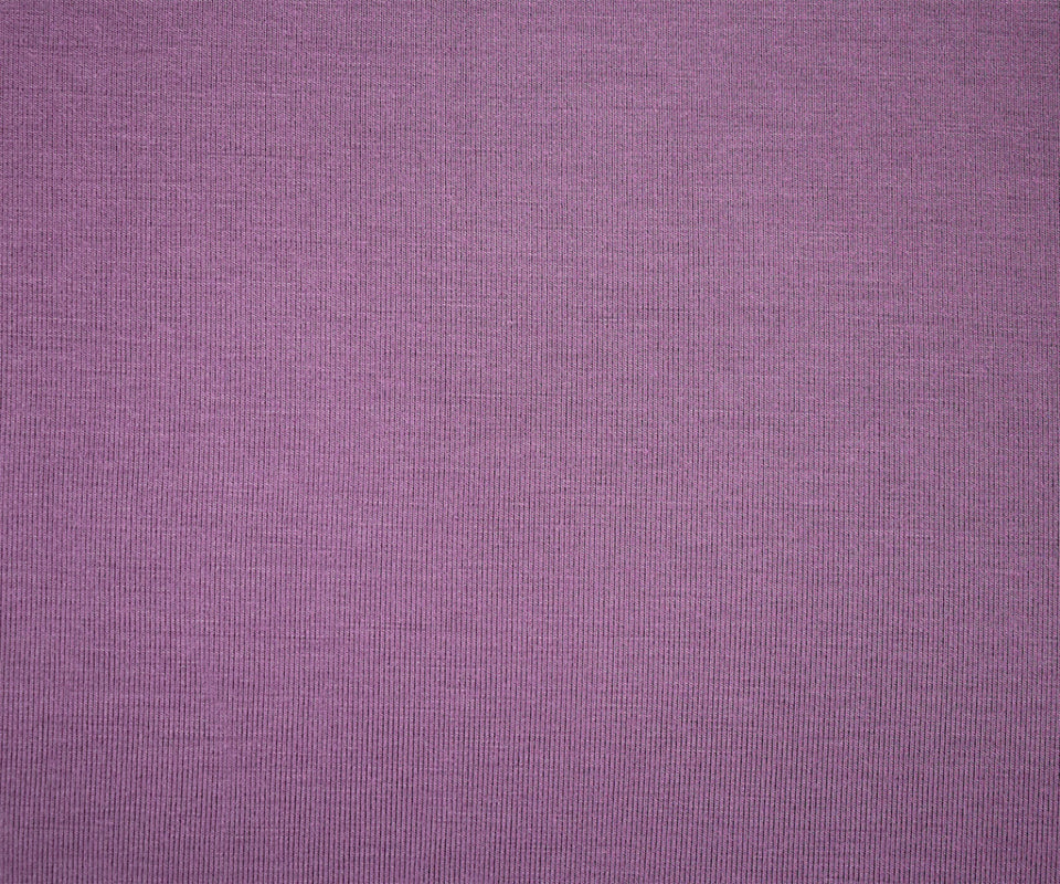 Purple Bamboo Solid Stretch Jersey Knit Fabric - Image 4