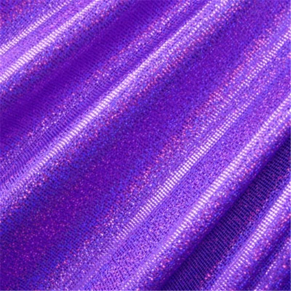 Purple/Purple Hologram Dot Bolt Fabric