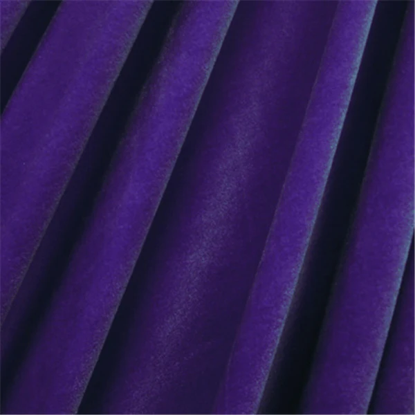 Purple Stretch Velvet Bolt Fabric